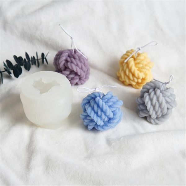

craft tools 3d yarn ball silicone mold baking shaper for chocolate cake candle
