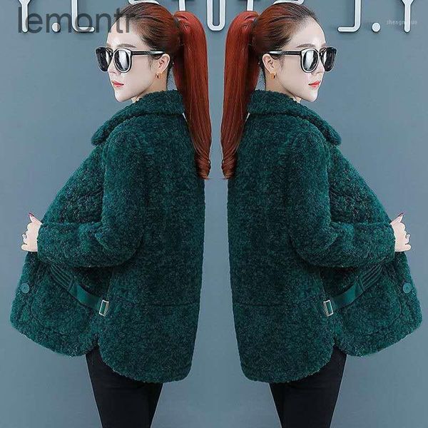 

women's wool & blends coat, thick one by one, shearing machine, spring and autumn, y6802021, Black