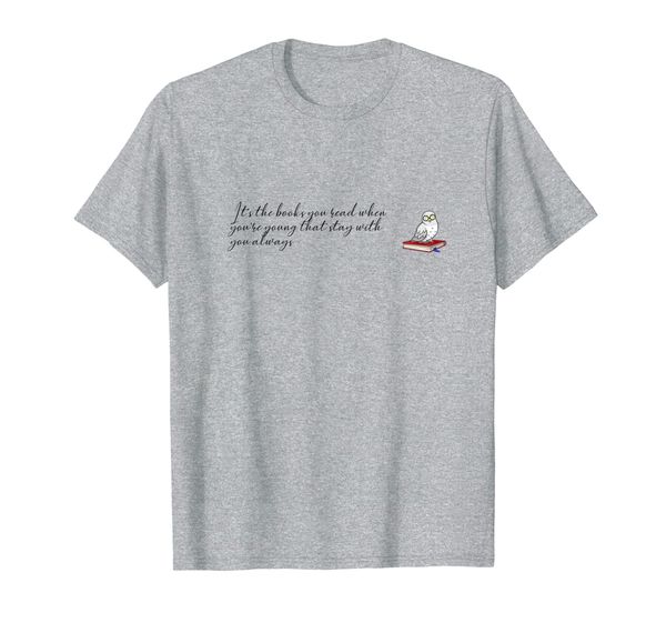 

potter books quote about reading t-shirt, White;black