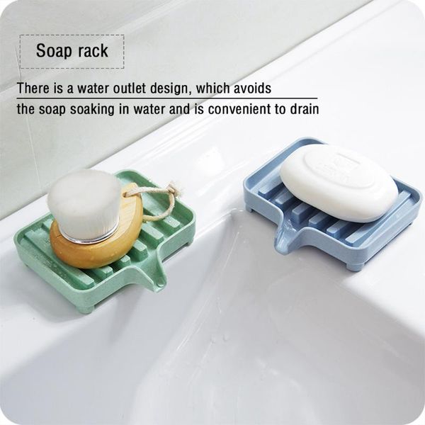 

bath foam storage box pp sponge drain tray holder wheat bathroom toilet kitchen rack