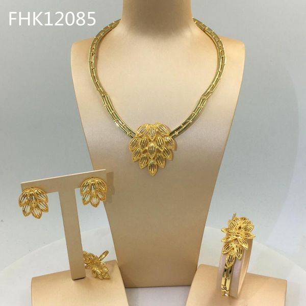 

earrings & necklace yuminglai fine jewelry unique sets for women birthday christmas gift fhk12085, Silver