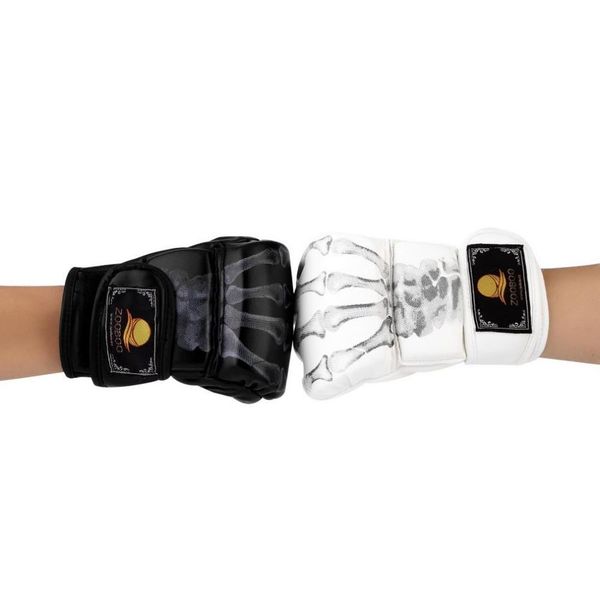 

1 pair boxing gloves mma sparring grappling fight boxing punch ultimate mit jlltmj xmh_home, Black