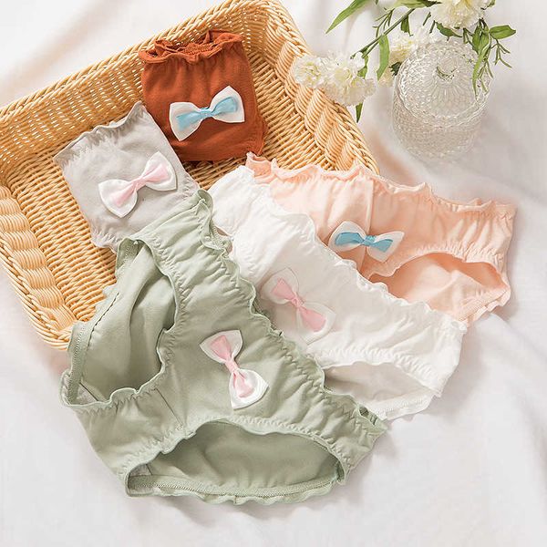 

salablewomen underwear, women japanese soft girl cato antibacterial cross panties, nice girly heart big bow ladies underwear, Black;pink