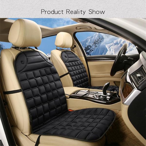 

1 piece 12v heated car seat cushion cover seat heater warmer cover winter household cushion car driver heated