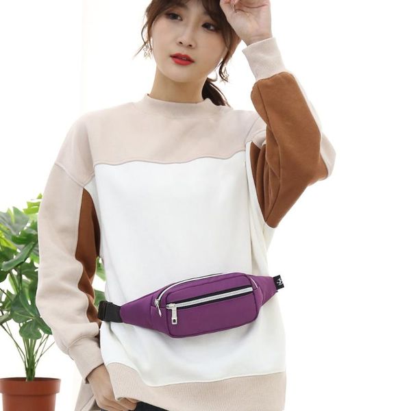 

waist bags fashion running bag sports waterproof hiking bum chest ladies banana female pack #g30