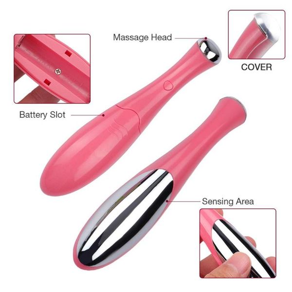 

mini electric vibration eye face massager anti-ageing wrinkle dark circle pen removal rejuvenation beauty care portable pen