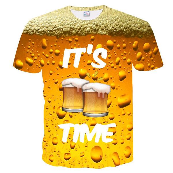 

men's t-shirts beer t shirt, White;black
