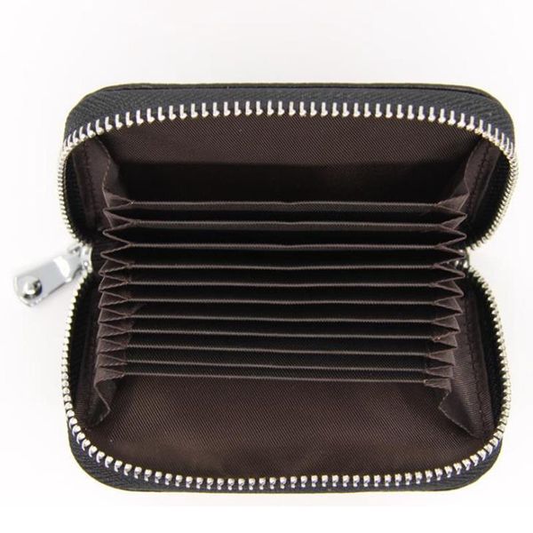 

vintage genuine leather cowhide rfid card holder women men wallet for credit card business card holders organizer p jllzbi