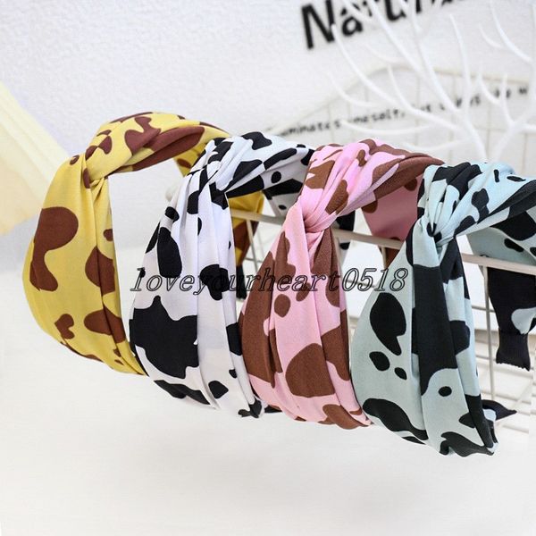 

vintage cow print headbands bezel hair accessories women headband turban hairband opaska do wlosow diademas bandeau pour cheveux, Silver