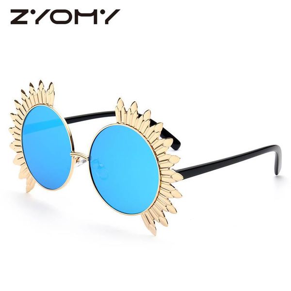 

sunglasses q retro round classic vintage shades brand designer metal frame women men sun glasses fashion driving eyewear uv400, White;black