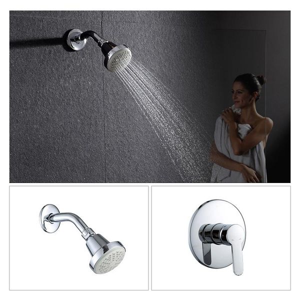 

bathroom shower sets set wall mounted cold water tap concealed nozzle rainfall rain head single lever for el