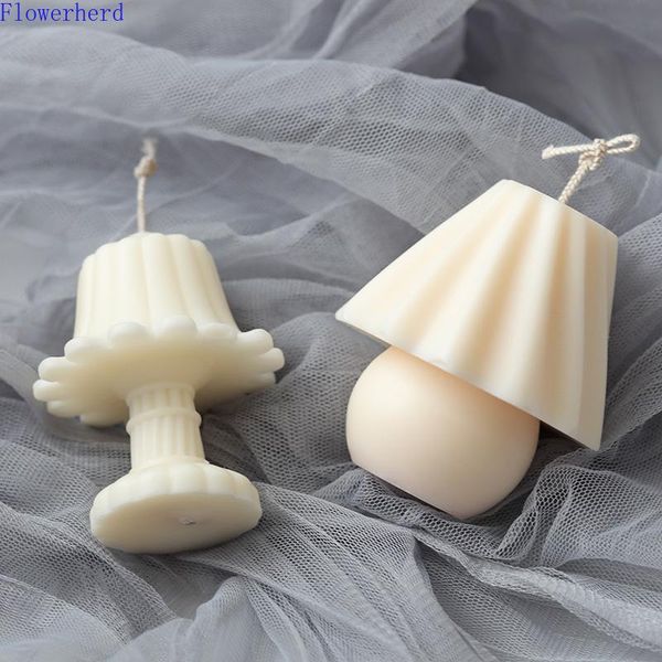 

craft tools 3d lampstand candle mold fresh style decoration diy silicone making jars soap