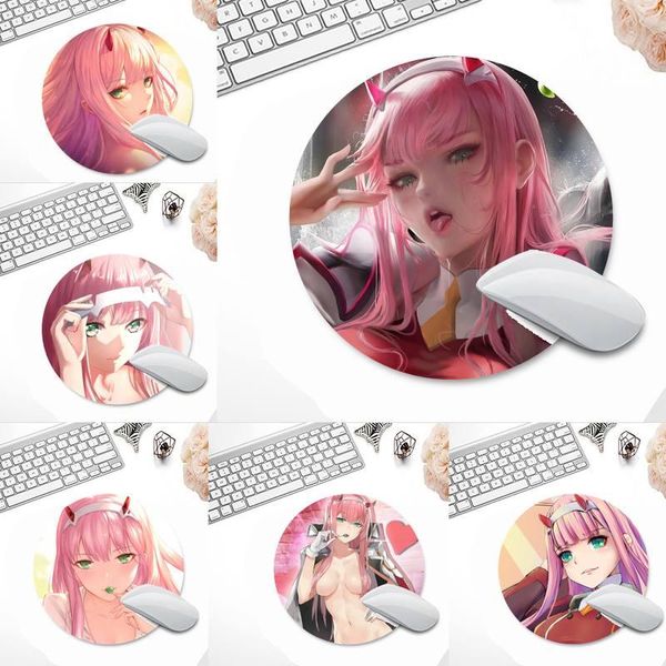 

mouse pads & wrist rests zero two locking edge pad game round non-slip cushion