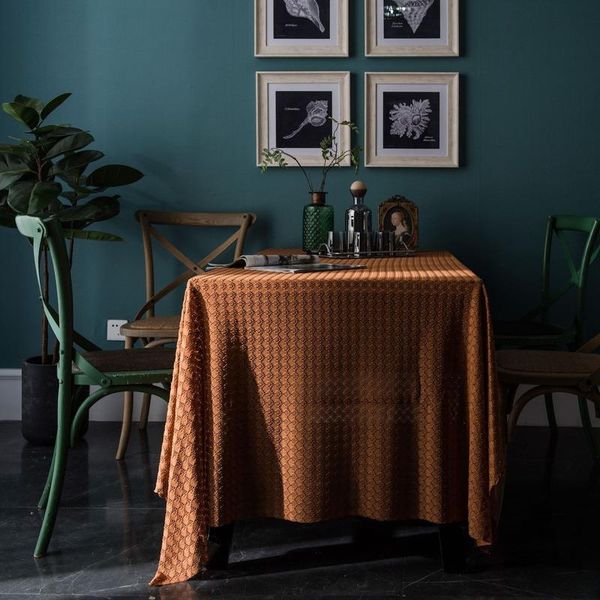 

table cloth french vintage jacquard lace tablecloth rectangular tea art hollow out wear-resisting household decorations