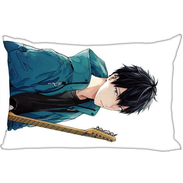 

pillow case custom given anime pillowcase satin fabric cover rectangle zipper cases home office wedding decorative