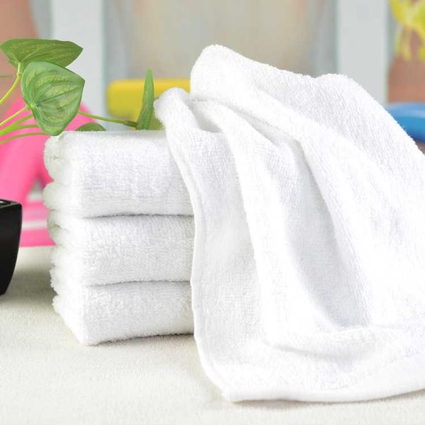 

towel 5pcs/lot 30*60cm cotton hand bath washcloths salon spa el beach white p10