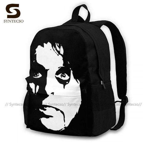 

heavy metal backpacks university teen print backpack unique polyester bags