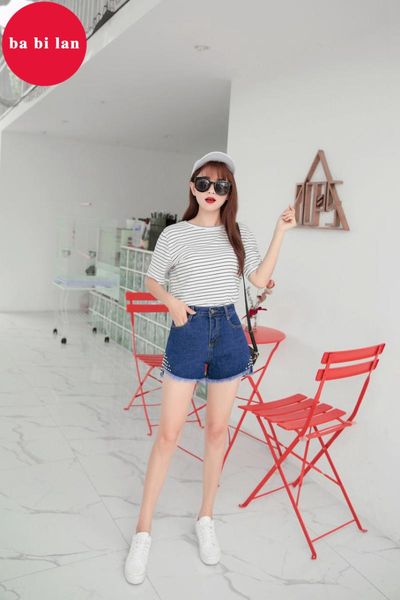 

women's jeans 2021 female fashion casual summer cool women denim shorts high waists fur-lined leg-openings plus size short, Blue