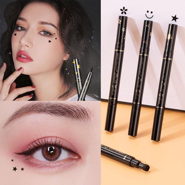 

eyeliner 1pc double-headed seal pencil easy to wear waterproof quick-dry 6 patterns available liquid eye liner pen makeup tool