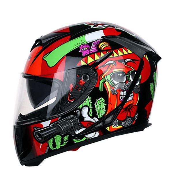 

motorcycle helmets jiekai helmet full face motocross capacete da motocicleta cascos moto casque doublel lens racing riding