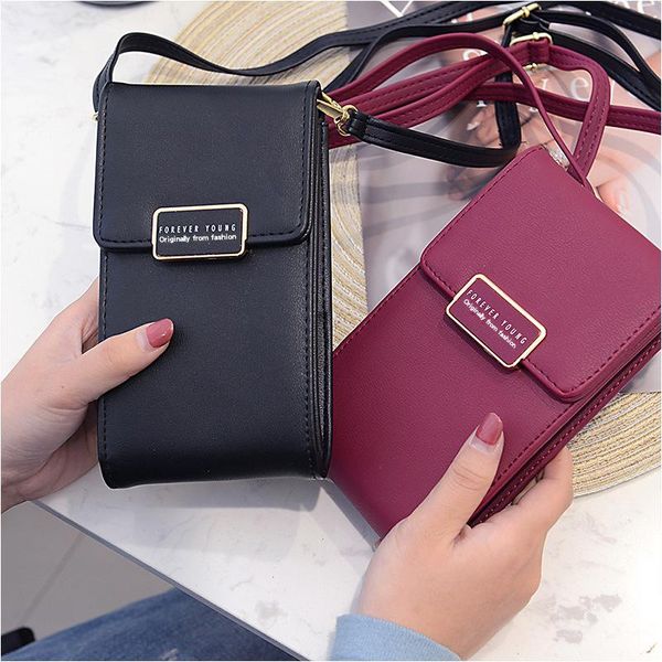 

shoulder bags version mini crossbody small bag vertical coin purse female mobile phone satchels square women