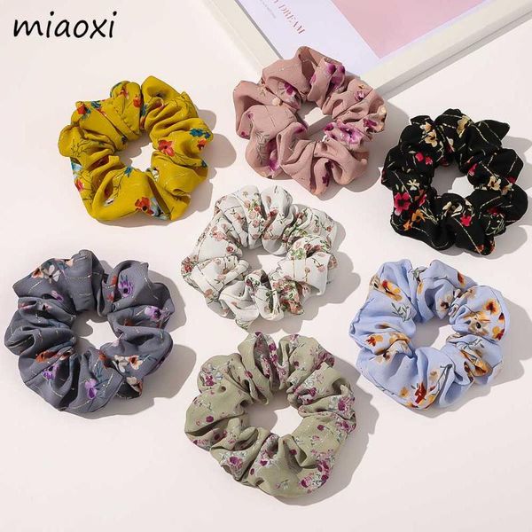 

hair accessories fashion sweet gold flower circle women style simple retro girl lager elastic band casual female