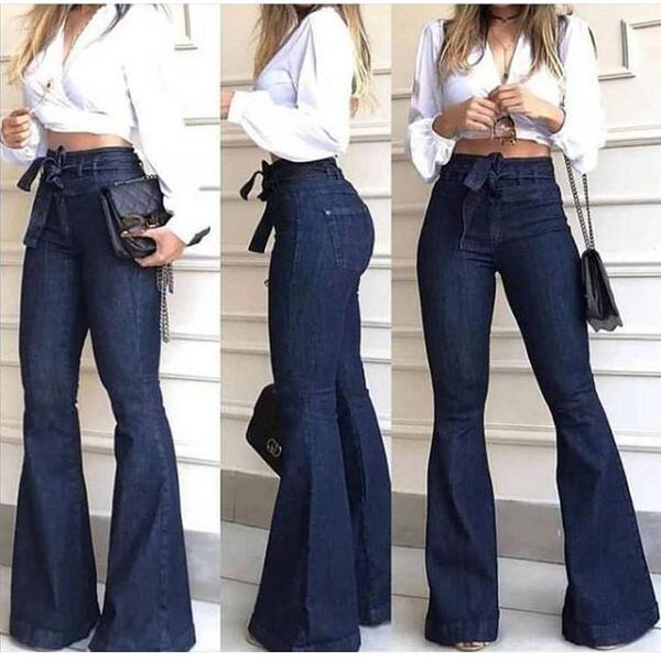 

2021 high waist wide leg jeans brand women boyfriend jeans denim skinny woman's vintage flare plus size 3xl pant, White