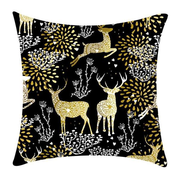 

pillow case black forest deer soft pillowcase christmas theme cover merry 2021 arrival