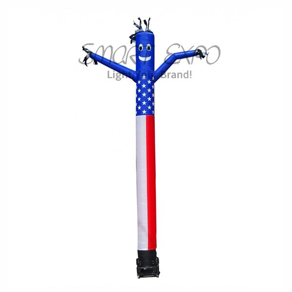 

inflatable tube man 0.46x4m with custom logo printing and base blower
