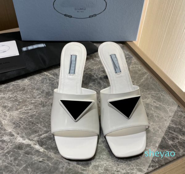 

designer womens sandals pra fashion high-heeled rubber size 35-41, Black