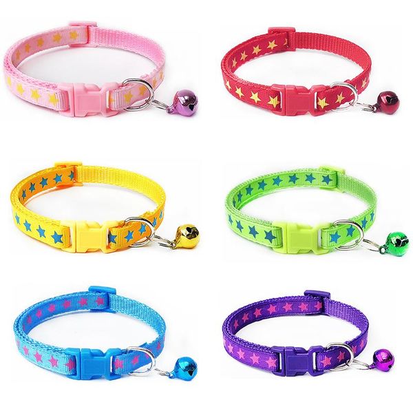 

fashion pets neck ring pet neck strap pet collar supply adjustable printing stars collar cat dog collars collars