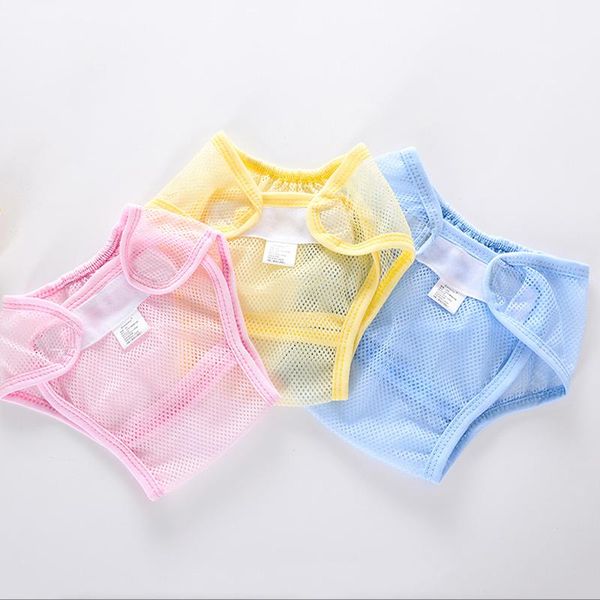 

wusemeitian cloth diapers washable mesh pocket nappy born summer breathable infant cotton liner baby reusable nappies diaper