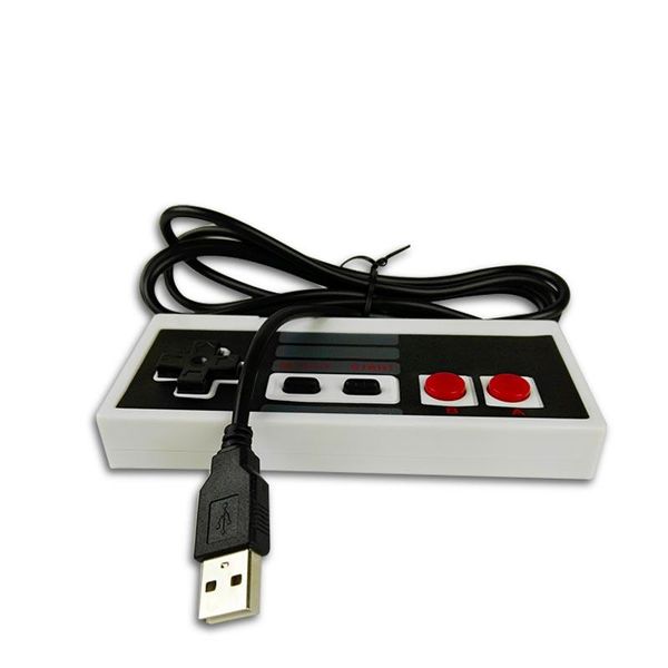 

game controllers & joysticks 1pcs classic retro wired usb controller for nes joystick controle windows pc mac gamepad