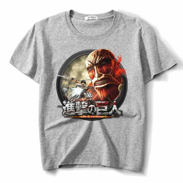 

men's t-shirts sunowe anime attack on titan printing t-shirt men/women fashion hip hop tees classic harajuku tshirt clothes, White;black