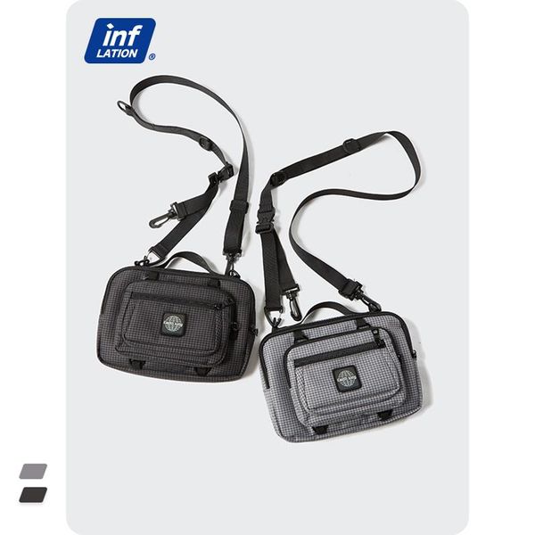 

waist bags inflation japanese style crossbody bag men trending large capacity outdoor zipper sports messenger