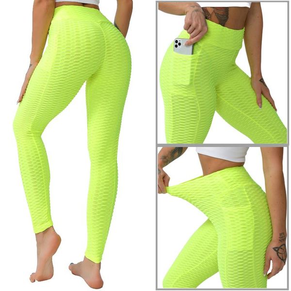 

yoga outfit women leggings high waist fitness sports leggins anti cellulite pocket pants push up workout legging for gym clothing