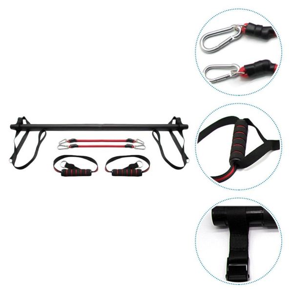 

resistance bands 1 set yoga pilates bar kit fitness equipment rod