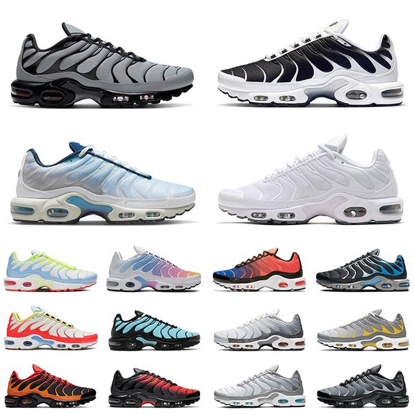 

tn plus men women running shoes triple black white pink crater voltage purple mens trainers outdoor sneakers