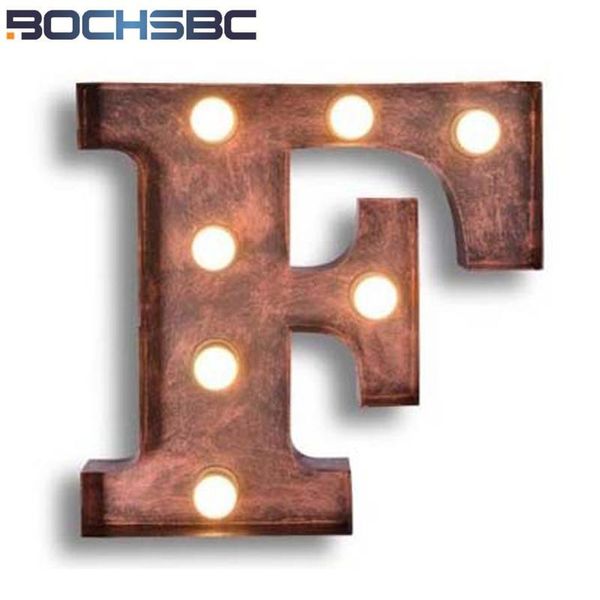 

wall lamp bochsbc vintage art deco lights letters f project brand logo design led iron sconce luz de pared