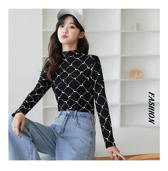 

women's t-shirt vavcy 2021 summer modal moon print thin sweetie, White