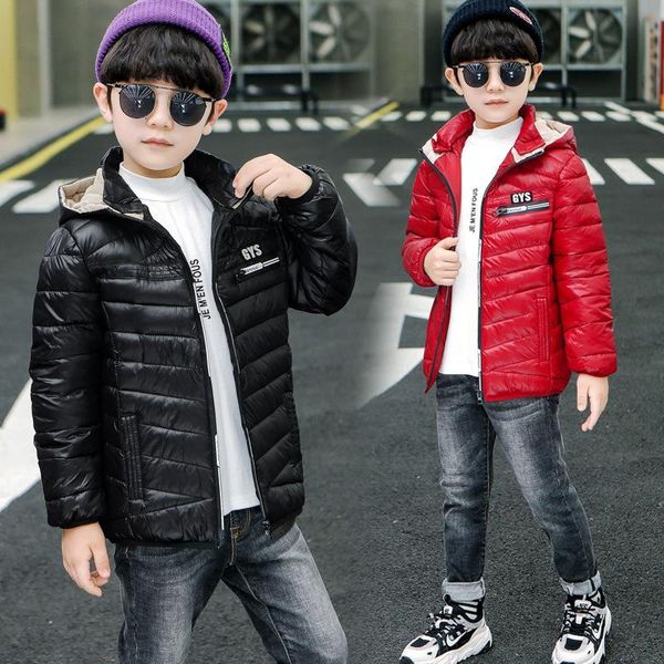 

jackets girls boys down coat jacket 2021 beauty warm thicken plus velvet winter autumn cottonÂ outerwear baby's kids children's clo, Blue;gray