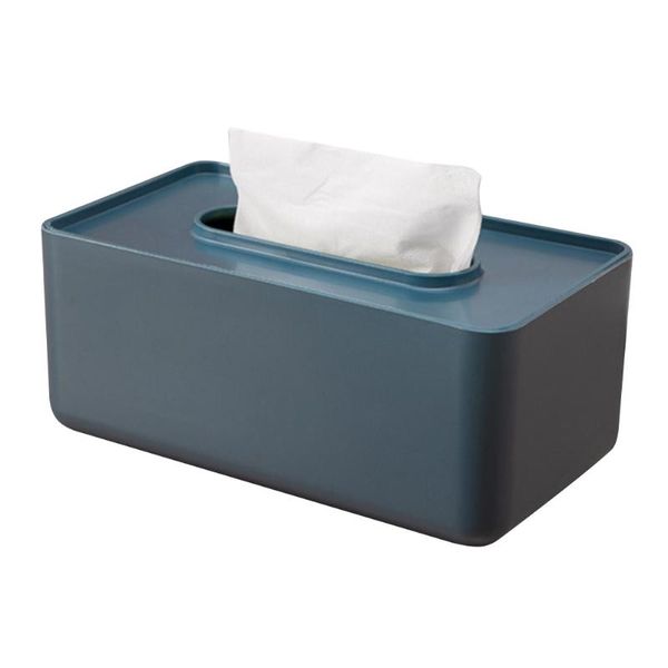 

tissue boxes & napkins 1pc household box deskcontainer toilet waterproof without (blue)