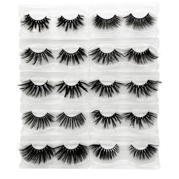 

false eyelashes wholesale mink lashes 25 mm bulk 25mm fluffy faux dramatic fake 20mm natural