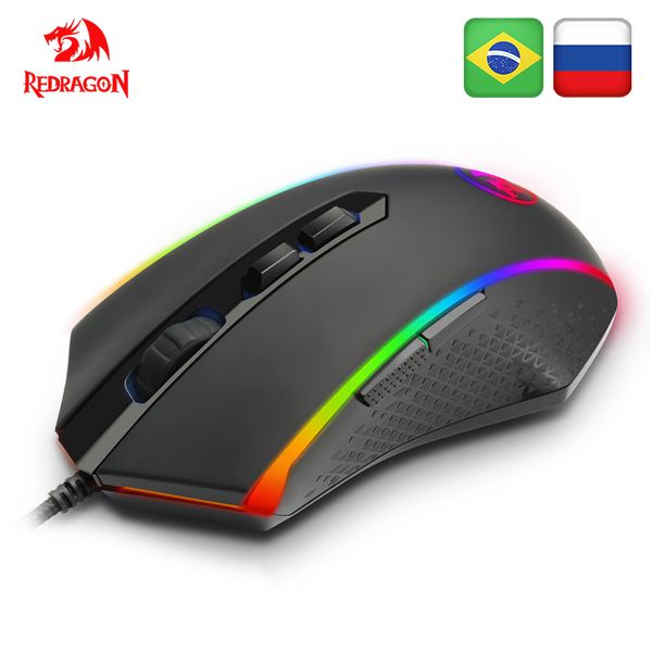 

redragon chroma m710 usb wired gaming computer mouse wired 10000 dpi 8 buttons 7 color mice programmable ergonomic for pc gamer