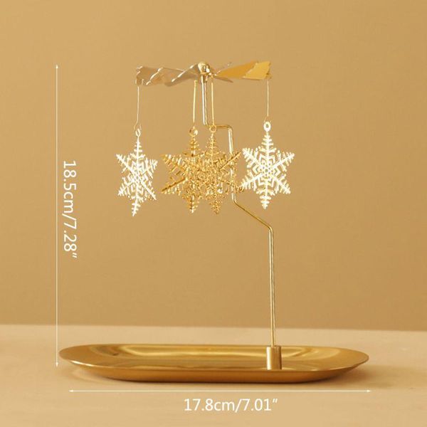 

candle holders rotary holder spinning metal - spin around when is burning- scandinavian design