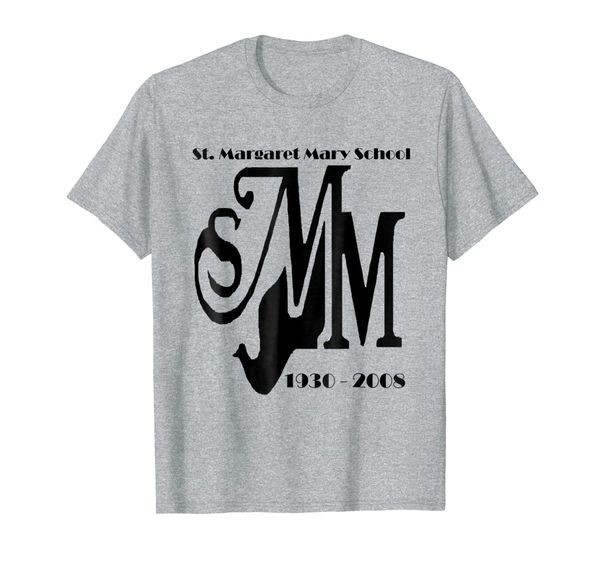 

yellow house outlet: st. margaret mary school t-shirt, White;black