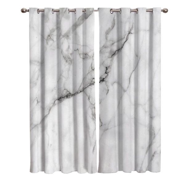

curtain & drapes white marble crackle curtains window living room kitchen indoor high blackout