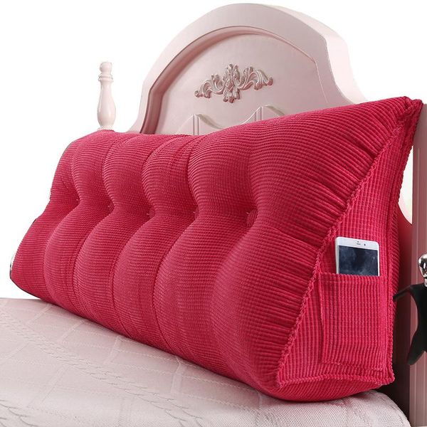 

cushion/decorative pillow home bedroom triangle bedside filling cushion removable washable sofa bed back support cushions tatami backrest re