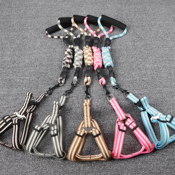 

dog collars & leashes pets leads dogs cat traction rope beagle anti-lost service puppy kitten collar multi-color optional pet supplies