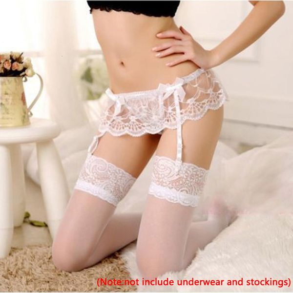 

new women belt thongs fashion lace dij highs kousen jarretellebelt 2019 garter calls black/pink /red/white, Black;white